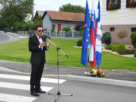 Uradna predaja obnovljene ceste Razkrižje – MP Gibina svojemu namenu 13